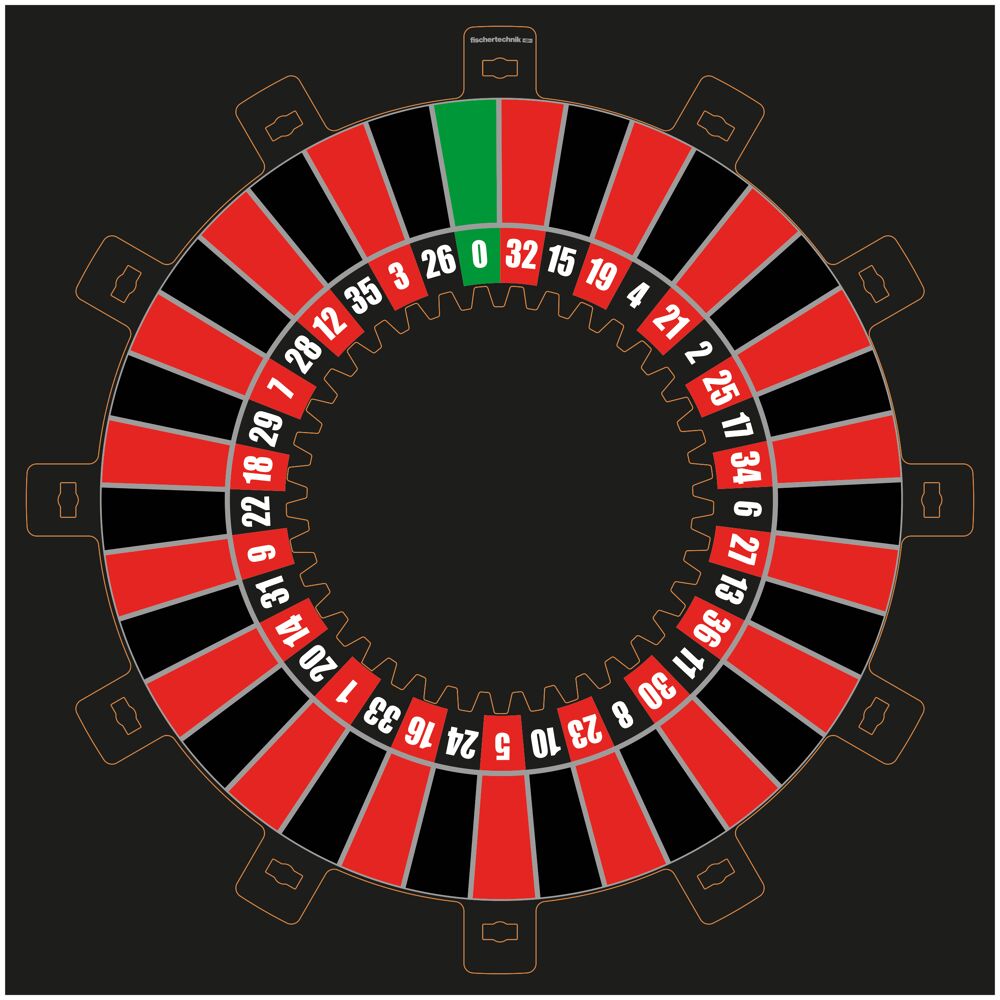 Layout Roulette Numbers Sticker Roulette punching template