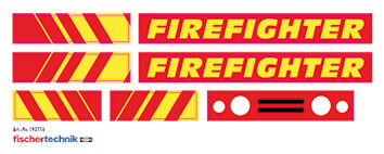Aufkleber Firefighter