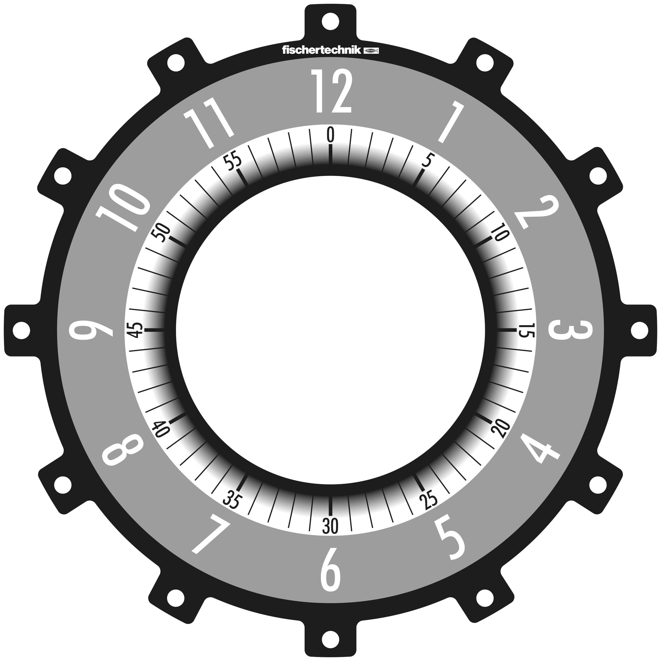 Produktbild: "Stanzvorlage Ziffernblatt"