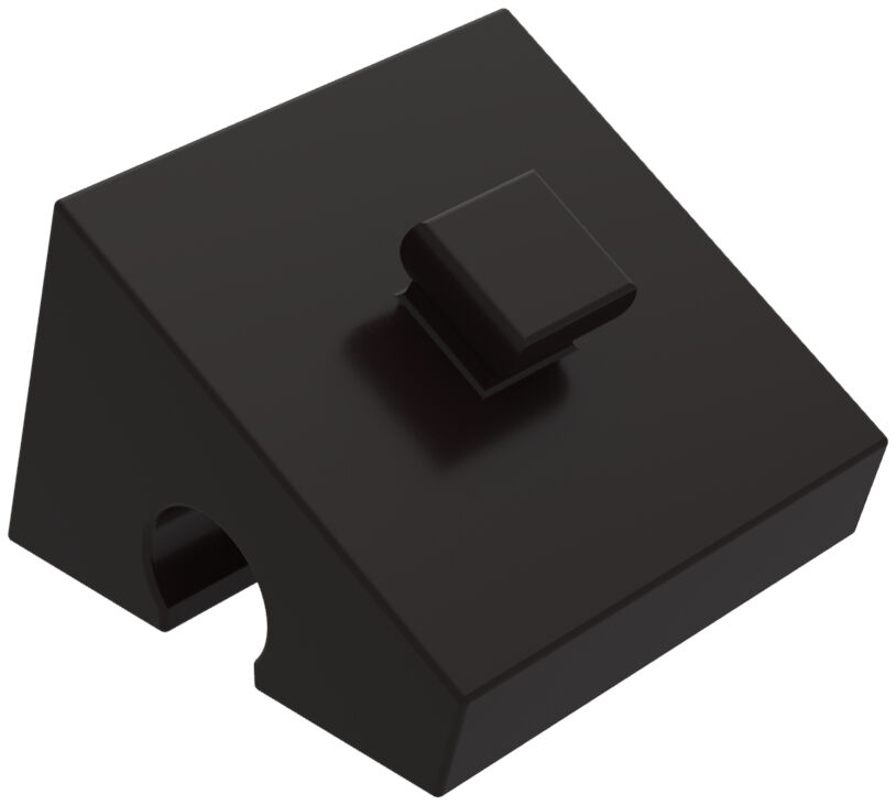 null: "Angle stone 30°, black"