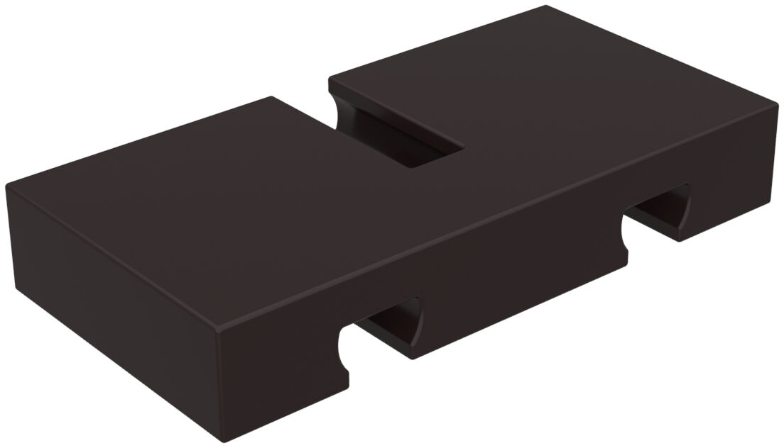 Product Picture: "Tablero de construcción 15x30x5, 3 ranuras, negro"