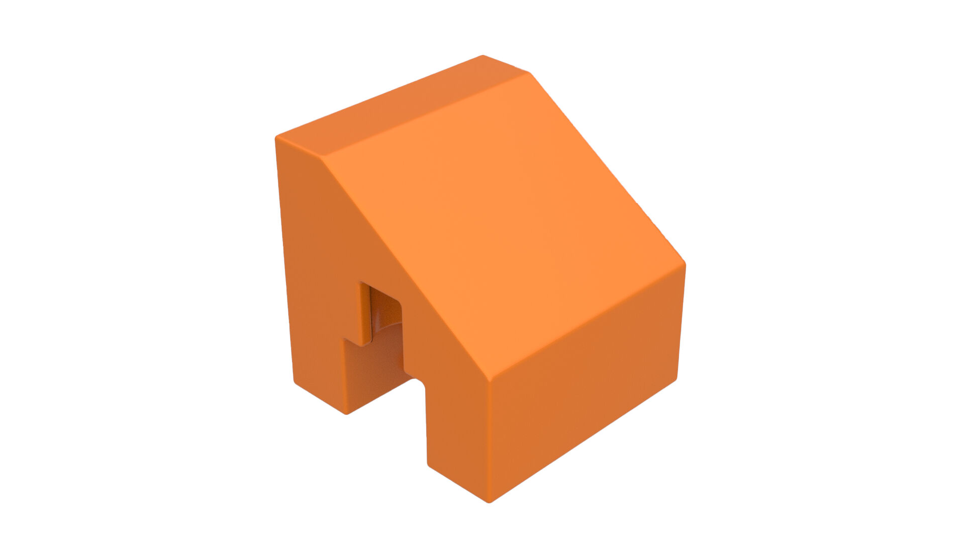 Chamfer stone 15 orange