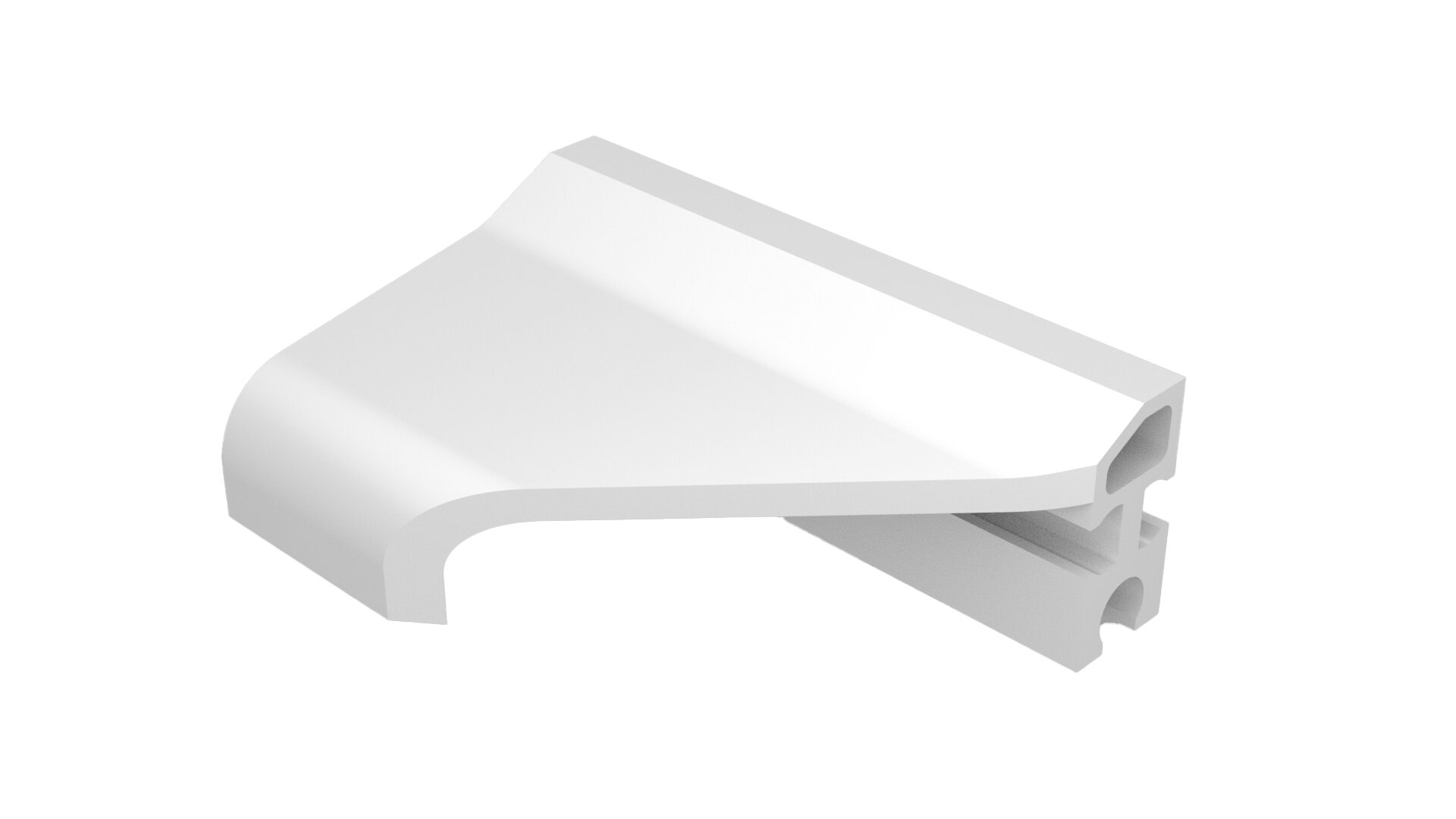 Side part right white