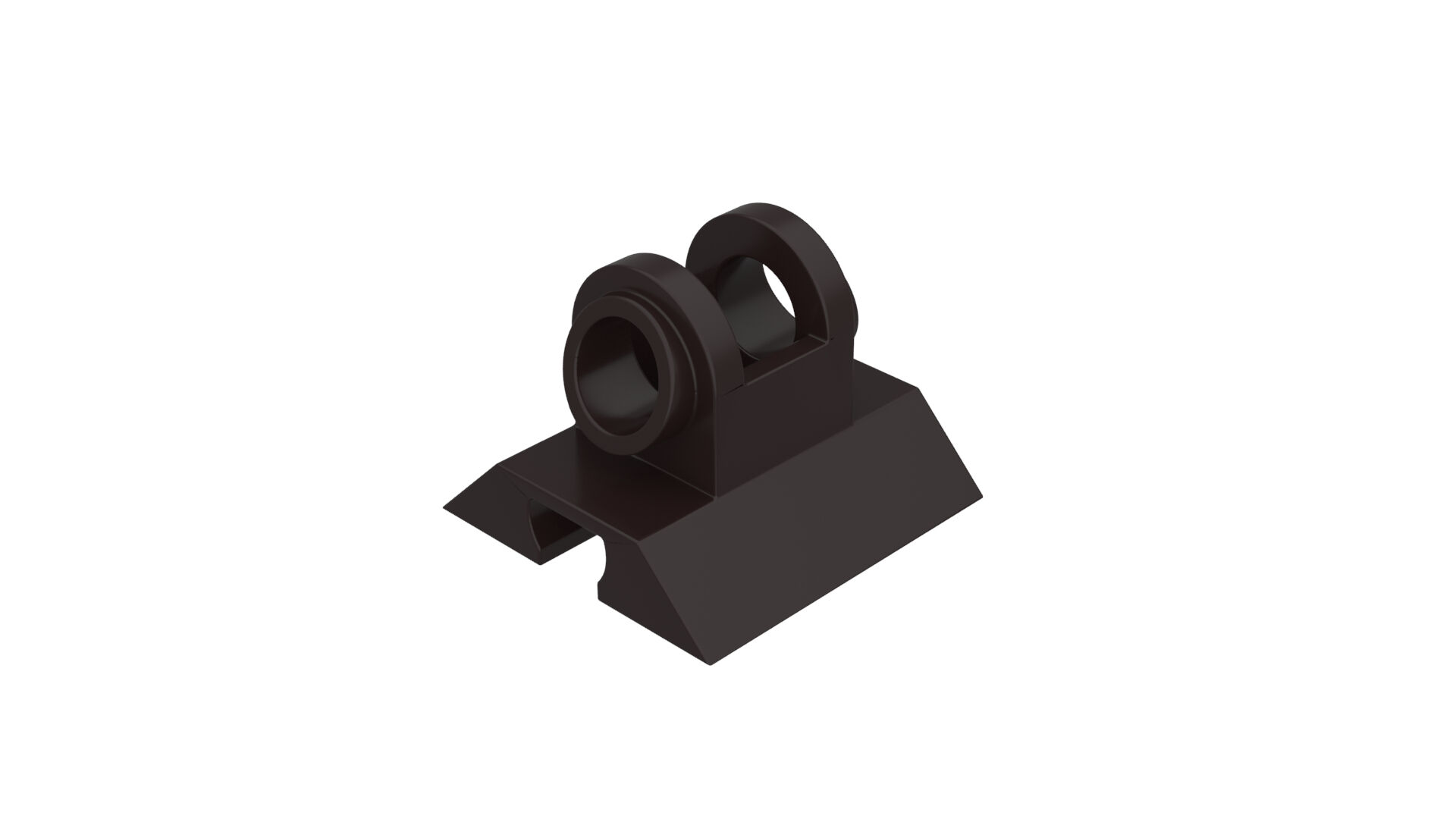 Hinged cube tongue 15 black