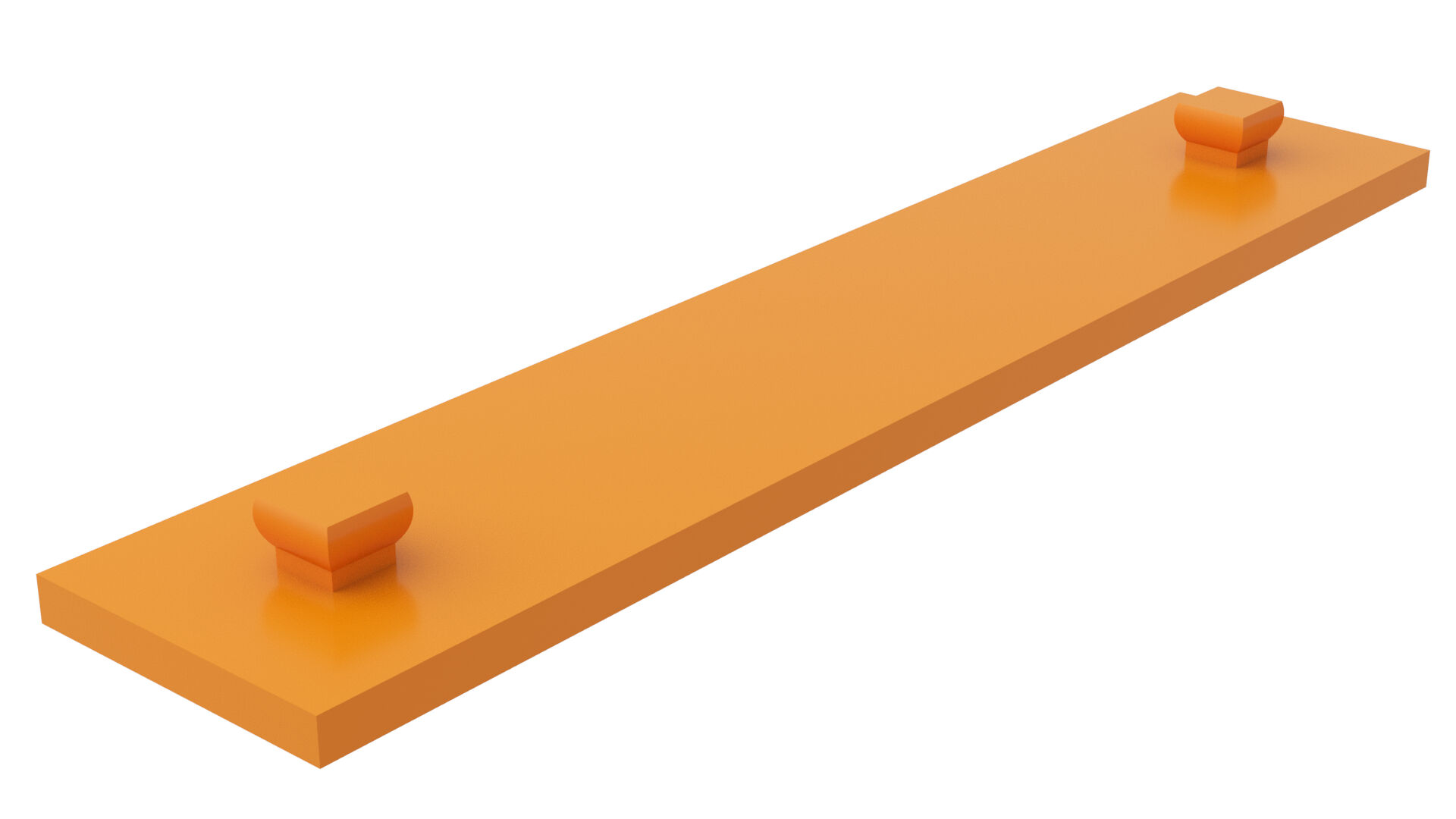 Building plate 15x75 orange