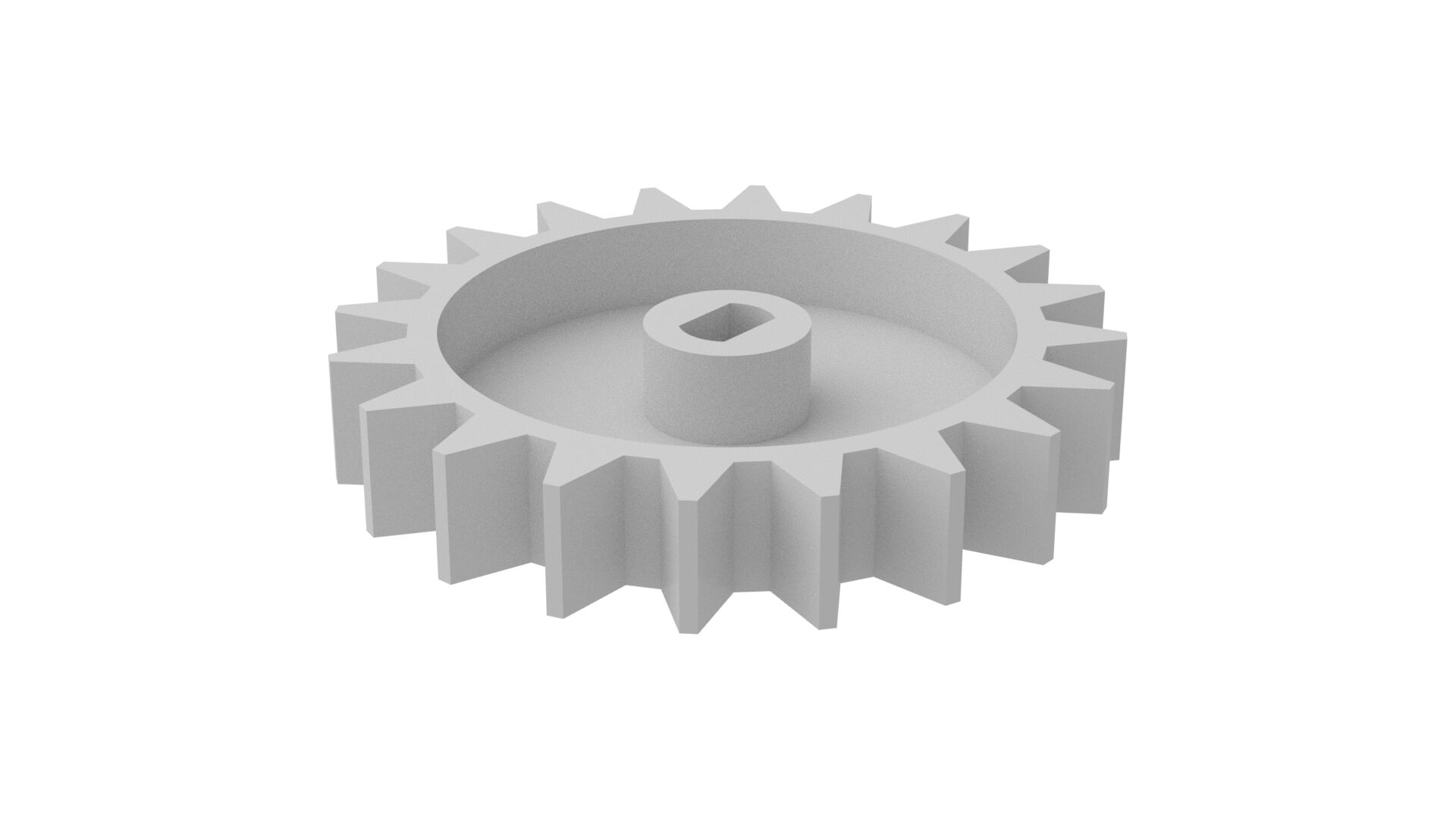 Detent sprocket silver