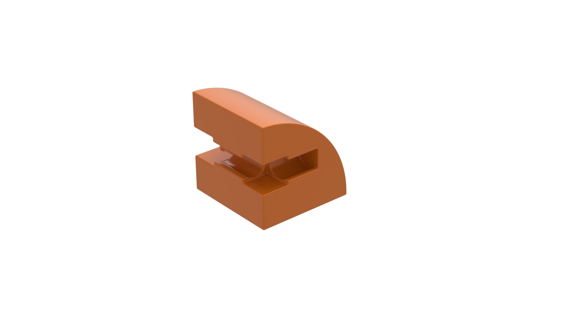 15x15 round orange brick