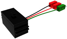 Color sensor with flat plug mon.