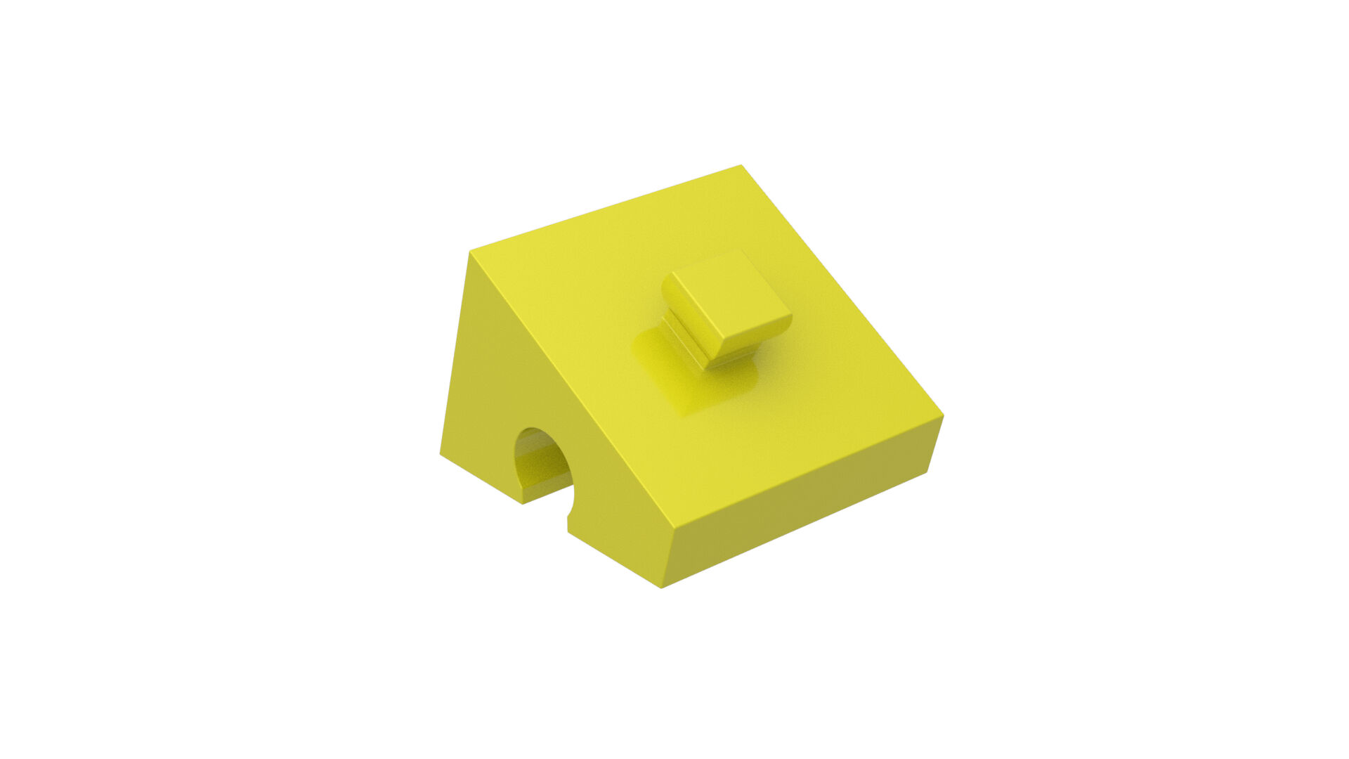 Angle block 30° yellow