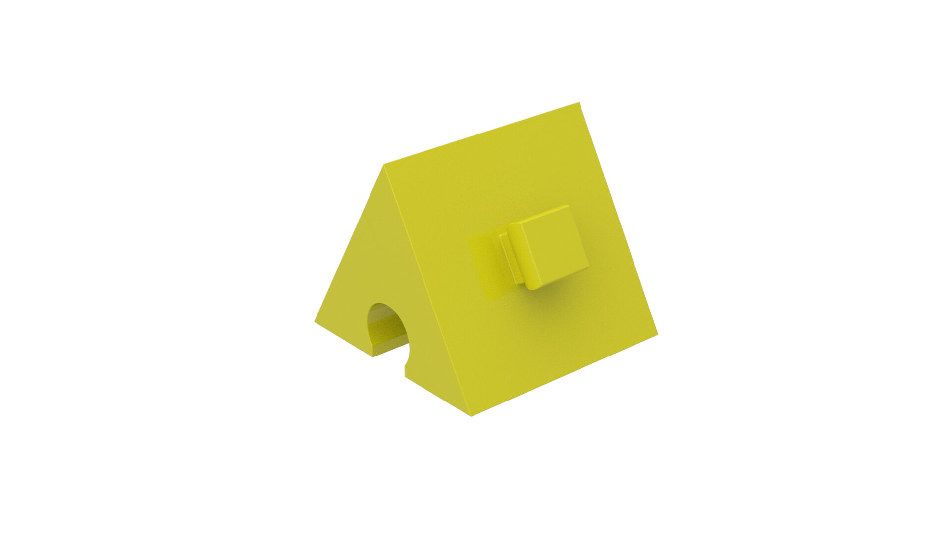 Angle block 60° yellow
