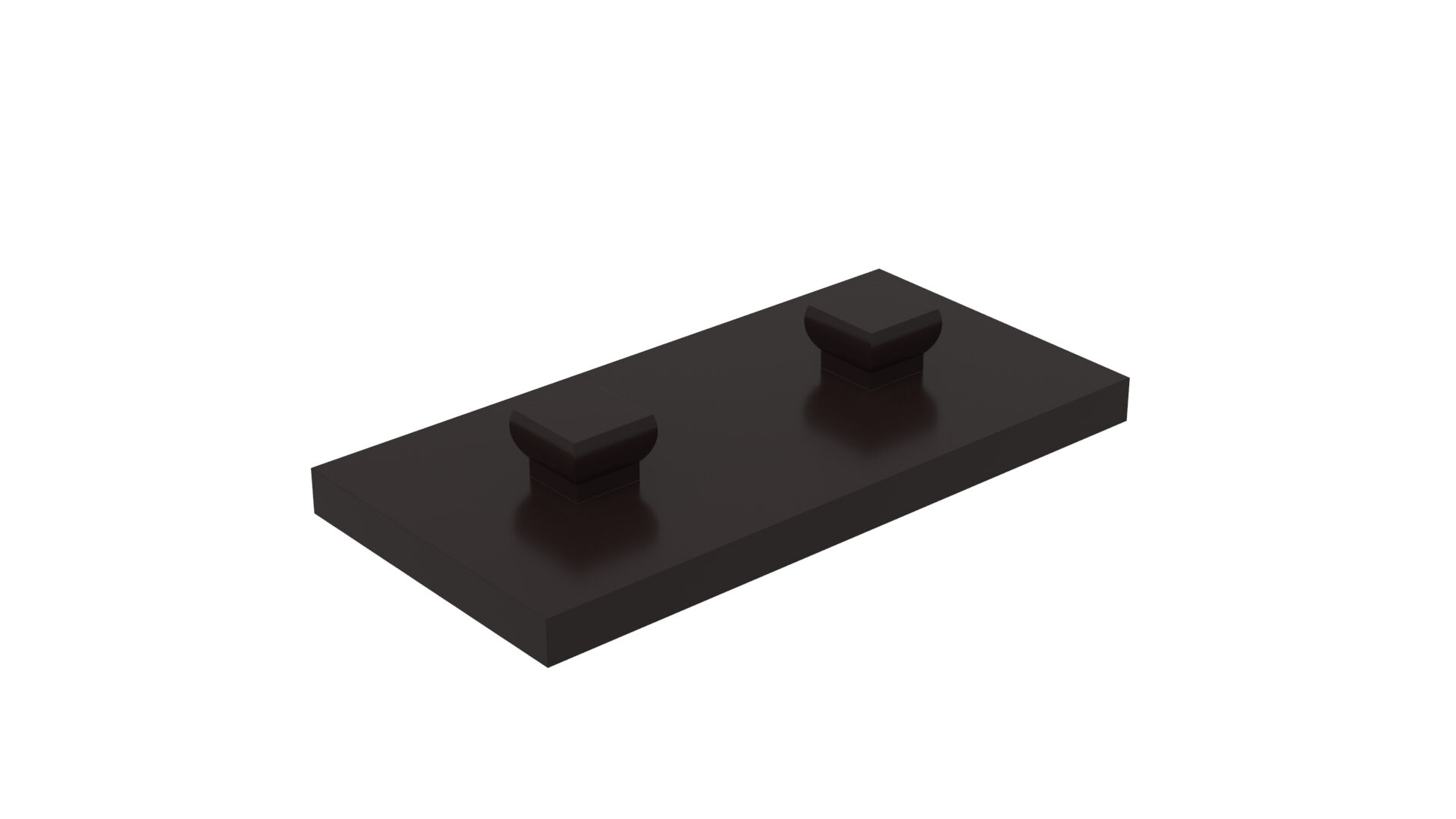 Building plate 15x30 black