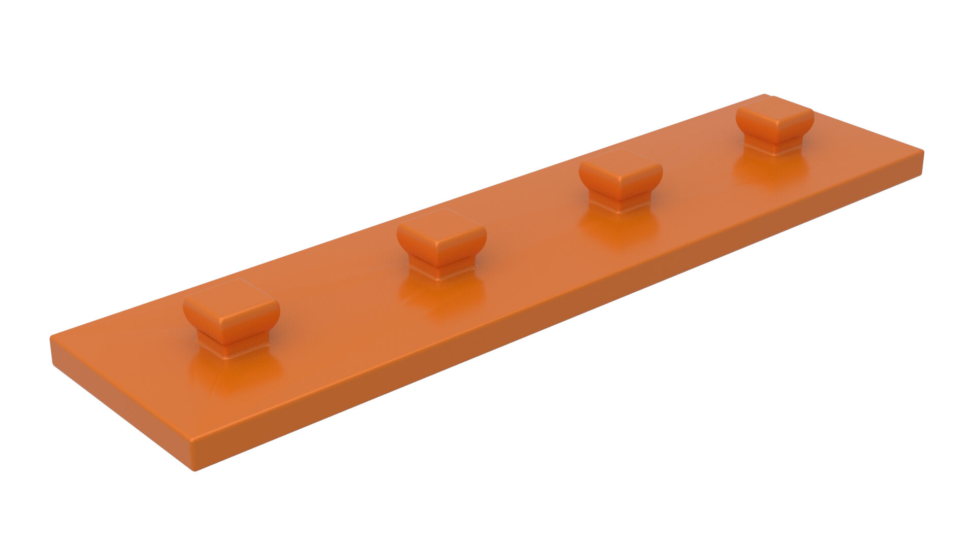 Construction plate 15x60 orange