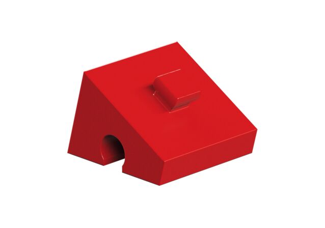 Product Picture: "Bloque de construcción angular 30°, rojo"