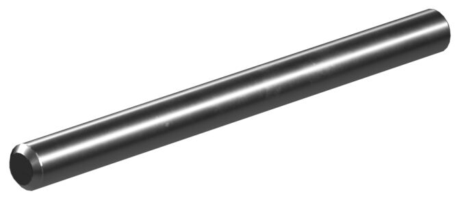 Metal axle 60, silver