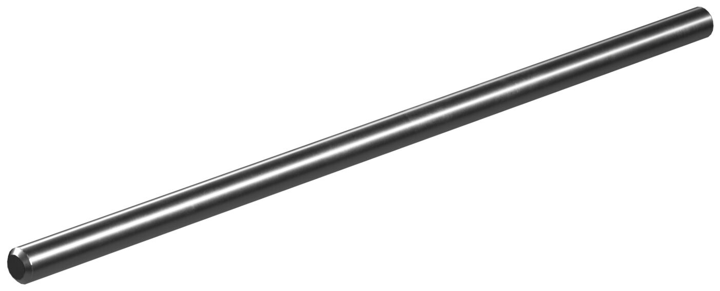 Metal axle 125, silver