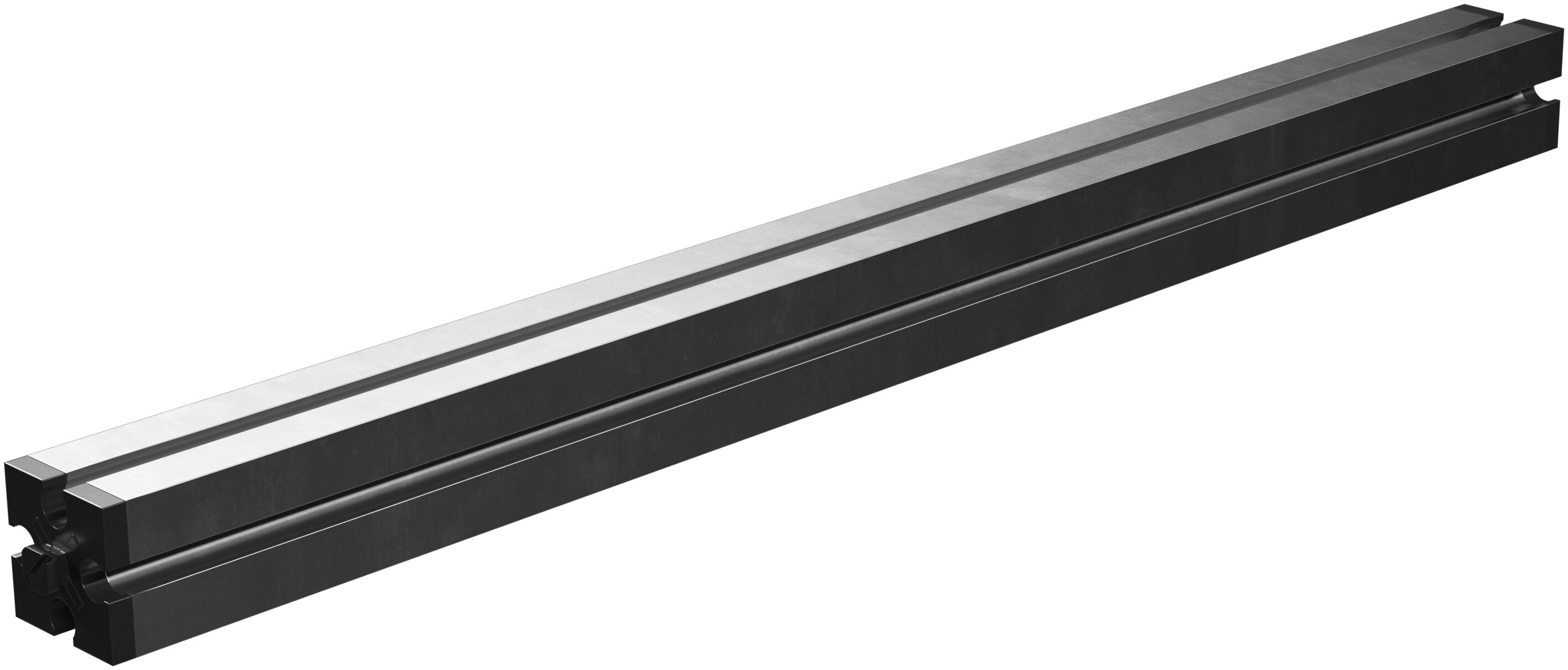 Product Picture: "Perfil de aluminio extruido con ranuras 210, plateado"