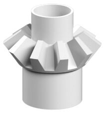 Differential gear driving wheel T10, white