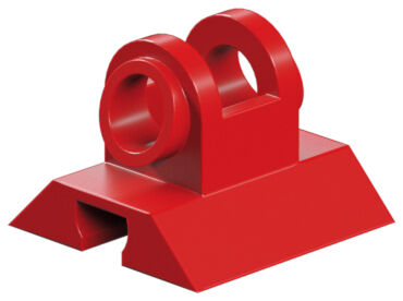 Mitad de bisagra insertable, rojo