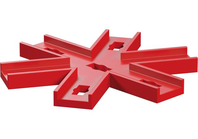 null: "Star-shaped lug, red"