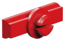 Pieza de unión-articulación de riostras, rojo