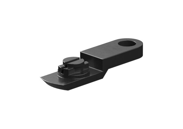 Product Picture: "Pieza plana de articulación de dirección, negro"
