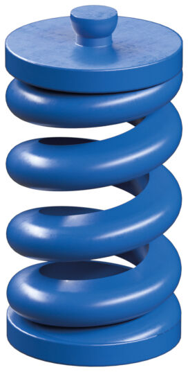 Kunststoff-Feder 26, blau