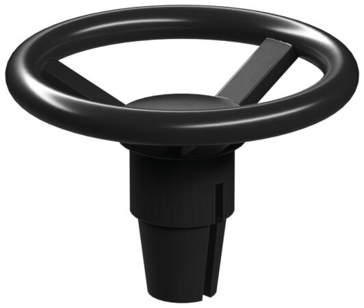 null: "Steering wheel, black"