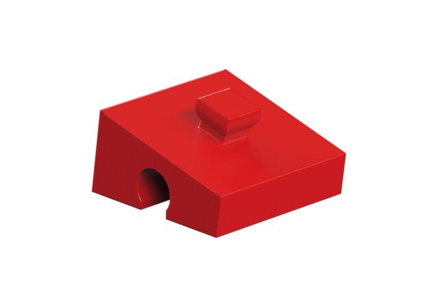 Product Picture: "Bloque de construcción angular 15°, rojo"