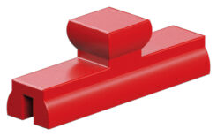 Pieza de unión deslizable, rojo