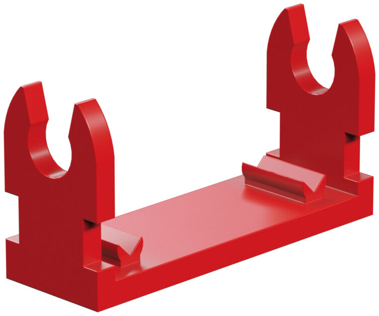 Cable winch frame, red