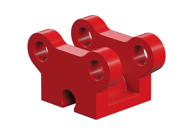 Product Picture: "Bloque de soporte de poleas, rojo"