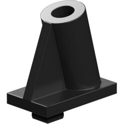 Base-soporte de la columna de dirección, negro