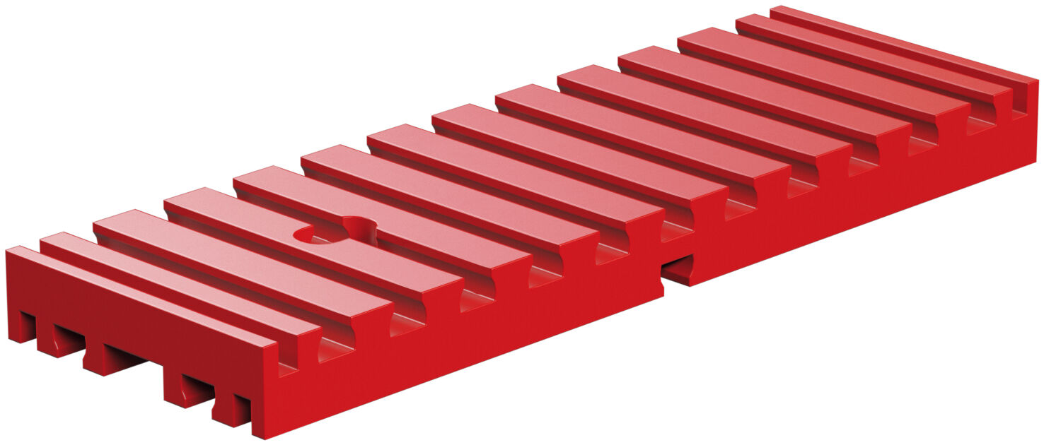 Bottom plate 30x90, red