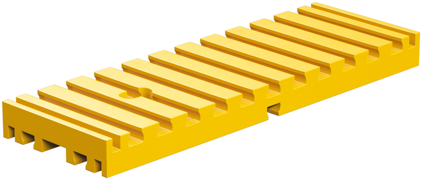 Bottom plate 30x90, yellow