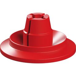 Flat hub collet, red