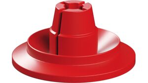 Flat hub collet, red