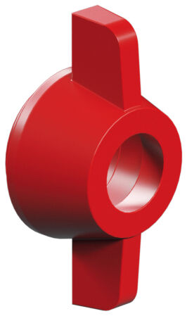 Hub nut, red