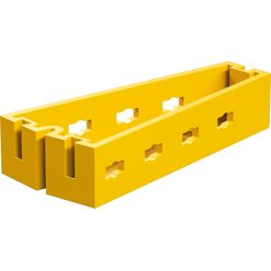 Estructura de soporte con ángulo 7.5°, amarillo