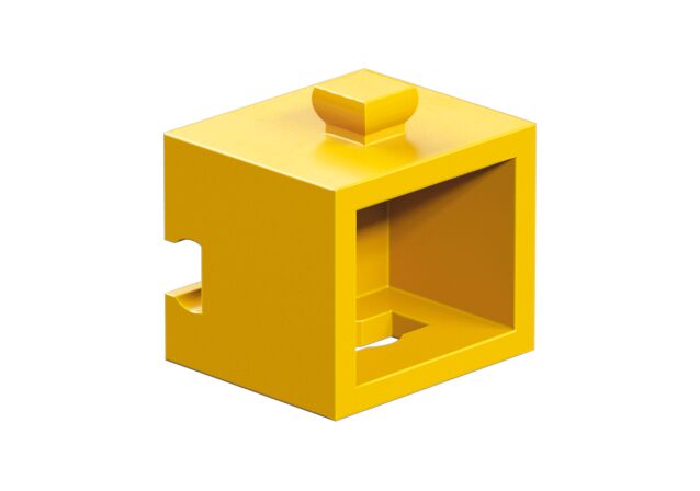 null: "Statics building block, yellow"