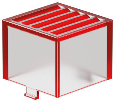 Rastleuchtkappe, rot