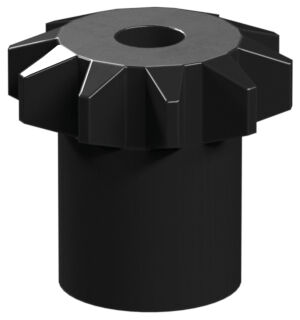 Cog wheel Z10 M1,5, black