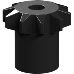 Cog wheel Z10 M1,5, black