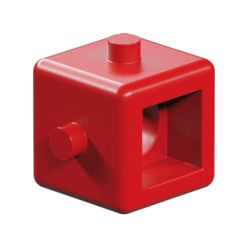 Gear cube, red