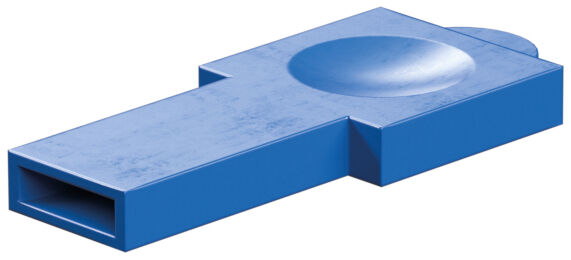 Sujetador de remaches, azul