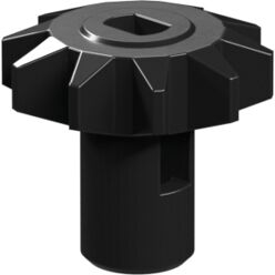 Cog wheel T10 m=1,5, black