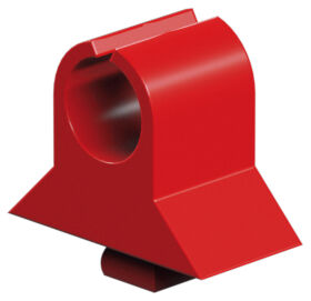 Reedkontakt- und Kabelhalter, rot