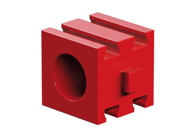 null: "Worm nut M1, red"