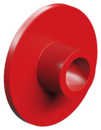 Sleeve with nut, red