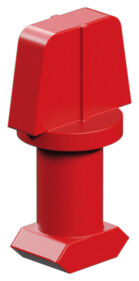 Remache sencillo 6, rojo