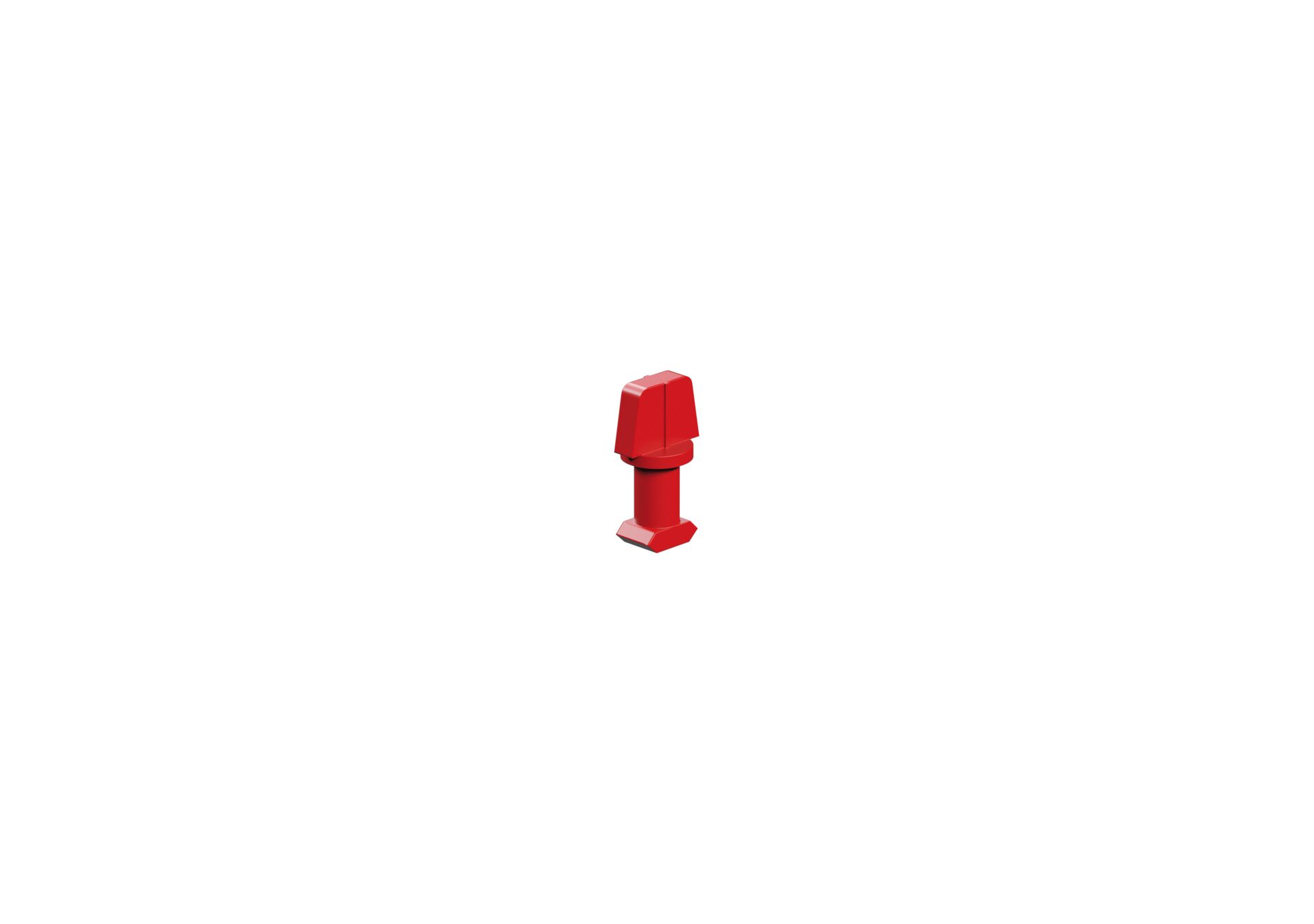 Red Top Rivet Single rivet 6, red